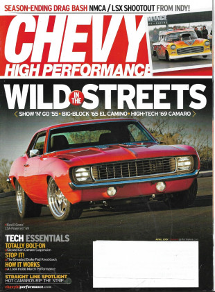CHEVY HIGH PERFORMANCE 2015 APR - '55, '65 EL CAMINO, '69 CAMARO, CAMARO SUSP